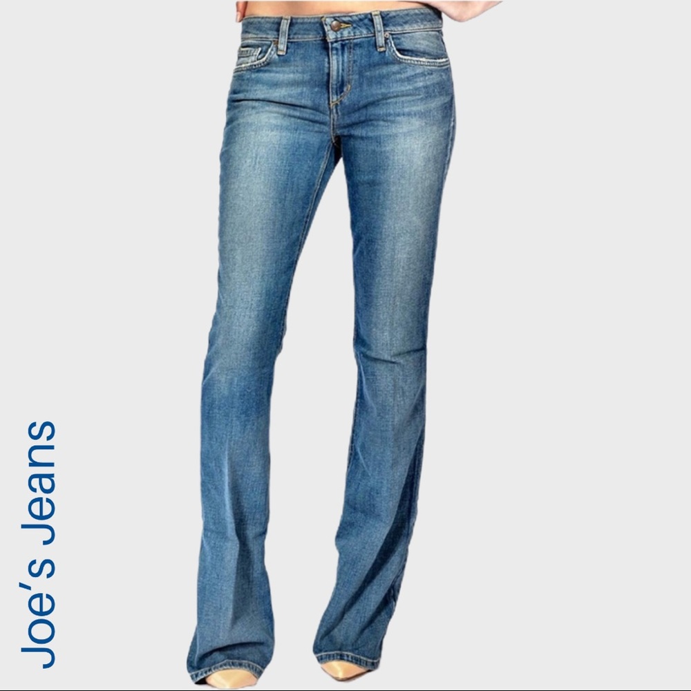 Joe’s Jeans Visionaire distressed boot cut jeans